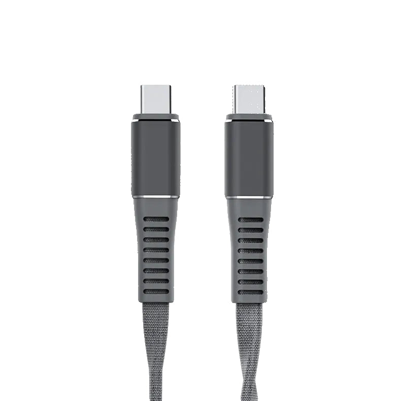 Peapolet Flat Braided USB-C to USB-C Fast Charging Cable