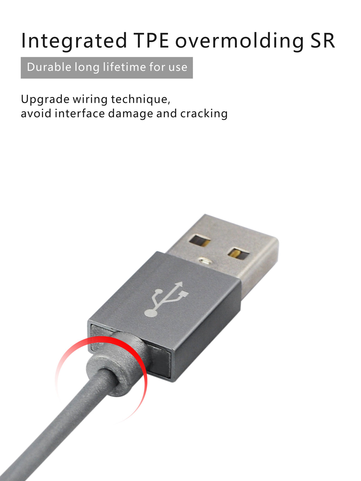 Metallic USB-A Charging Cable – USB-C / Micro-USB