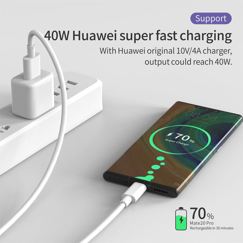 Peapolet 6A Fast Charging USB-C Data Cable